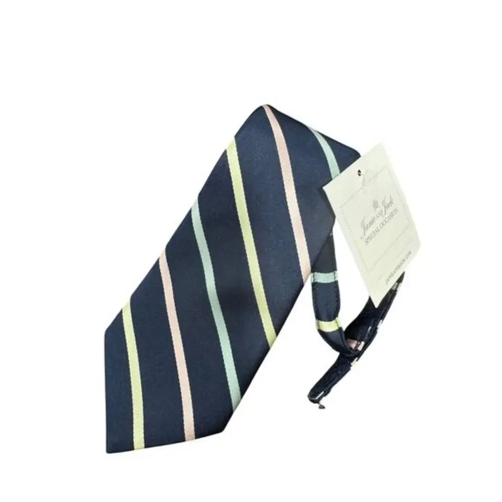 Janie and Jack Boys Tie 4-8 Special Occasion Striped NEW #G974